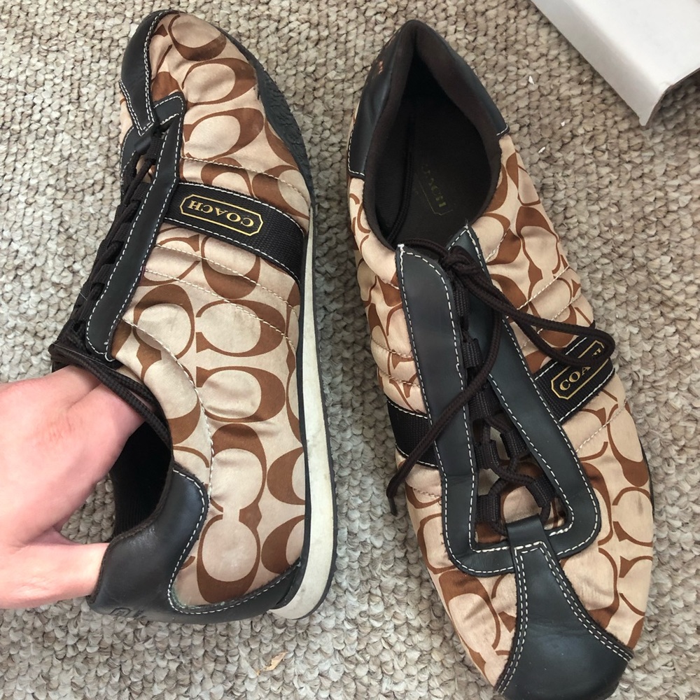 Coach Kirby Sneakers Brown and Tan
